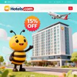 Save 15% on airport hotel bookings with Hotels.com!